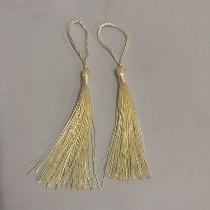 20pcs 80mm Bookmarks Hanging Rope Silk Tassel For Craft DIY Key Chain, Earring Hooks, Pendant, Jewelry Making - Hiccupzz