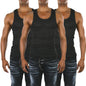 Men's Multi-Pack of Slim Fit Shallow Scoop Neck Undershirts - Hiccupzz