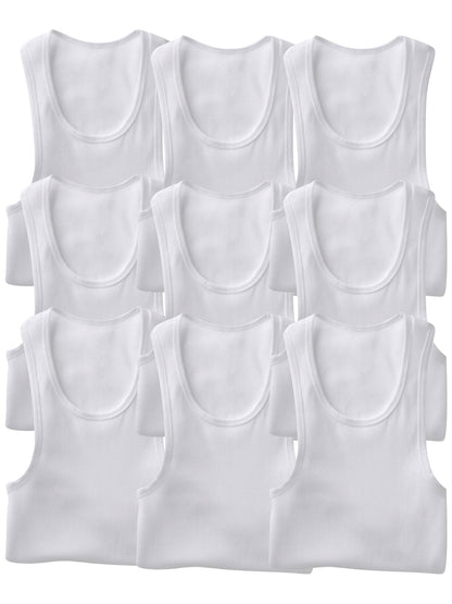 Men's Multi-Pack of Slim Fit Shallow Scoop Neck Undershirts - Hiccupzz