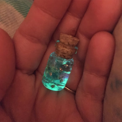 Mini Glass Bottles with Cork Stoppers: Ideal for DIY, Arts & Crafts, and Party Favors (0.51 x 0.71 inches) - Hiccupzz