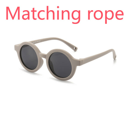 Children's Silicone Sunglasses 0-3 Years Old Children Cute - Hiccupzz