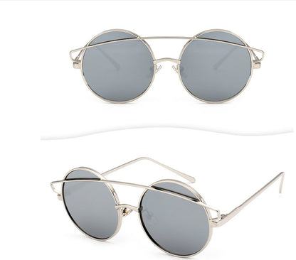 F078 impulse metal children's high quality sunglasses fashion children's sunglasses real film reflective UV400 glasses - Hiccupzz