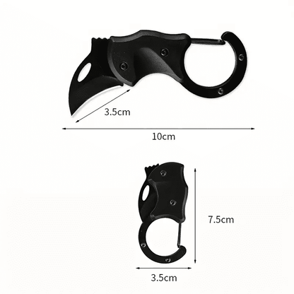 Mini Folding Knife Keychain - Portable, High Hardness, Multi-functional, Perfect for Backpack & Camping - Hiccupzz