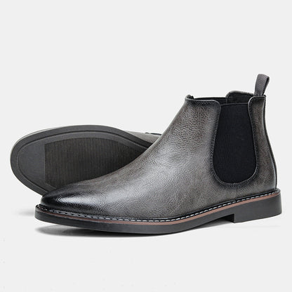 Men's Fashion Retro Cowhide Boots - Hiccupzz