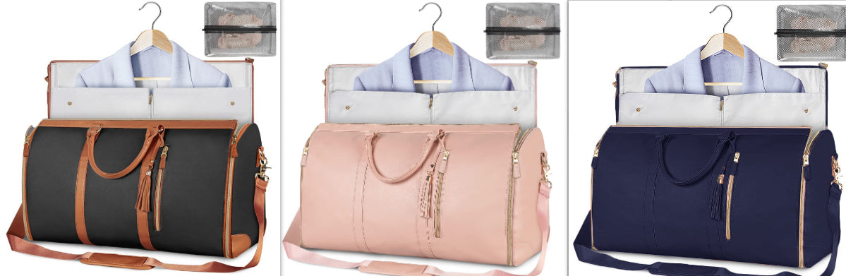 Large-Capacity Waterproof Travel Duffle Bag for Women – Foldable Clothes Tote