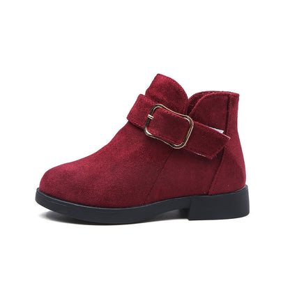 Big kids suede leather boots - Hiccupzz