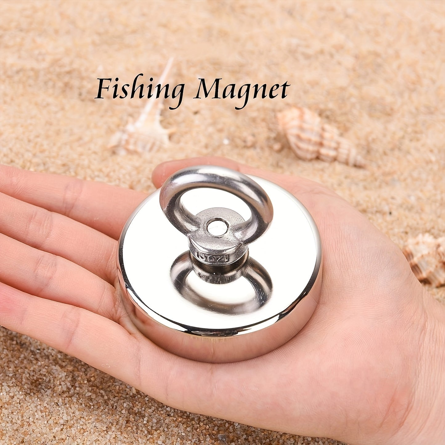 Ultra-Powerful Neodymium Magnet for Heavy-Duty Fishing - Ideal for River Salvage, Indoor & Outdoor Use