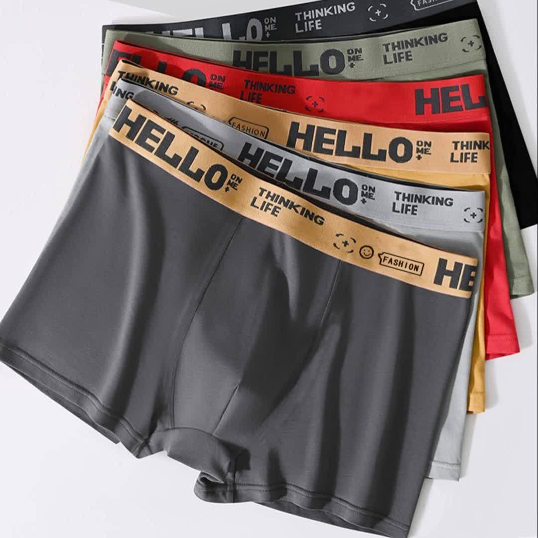 Men's Boxer Briefs - Cotton Underwear in Fashion Patterns, Casual Breathable & Comfortable, Available in 1/3/5/10 Packs, Plus Size Options