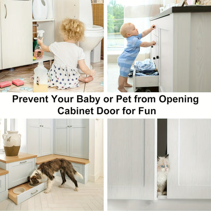 5 Pcs Set Cabinet Magnetic Connectors - Ultra-Thin Door Magnetic Clasps for Drawer Bonding