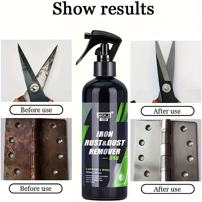 Wheel Cleaner Spray - Iron Dust & Rust Removal for Cars, Motorcycles, and RVs - Eliminates Iron Particles