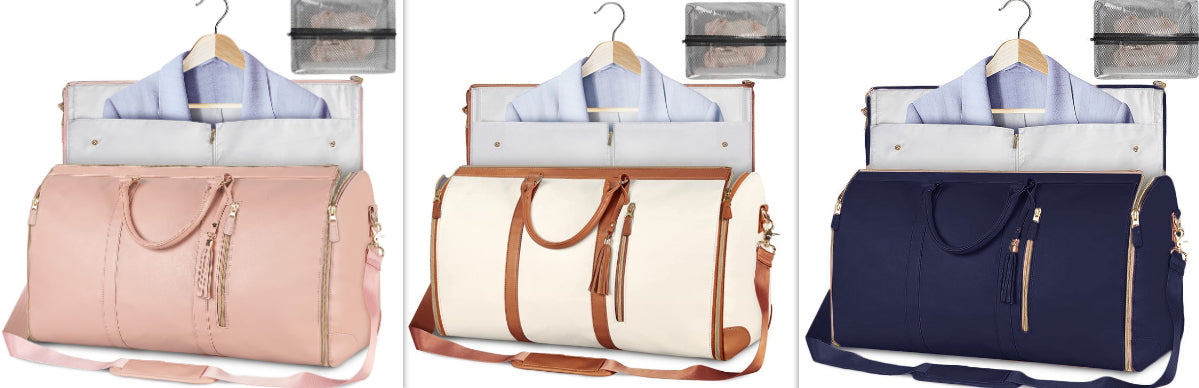 Large-Capacity Waterproof Travel Duffle Bag for Women – Foldable Clothes Tote