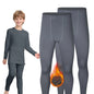 2 Pcs Boys' Warmth Stretchy Underwear - Cozy & Stylish Thermal Pants for Kids, Polyester Fabric - Hiccupzz