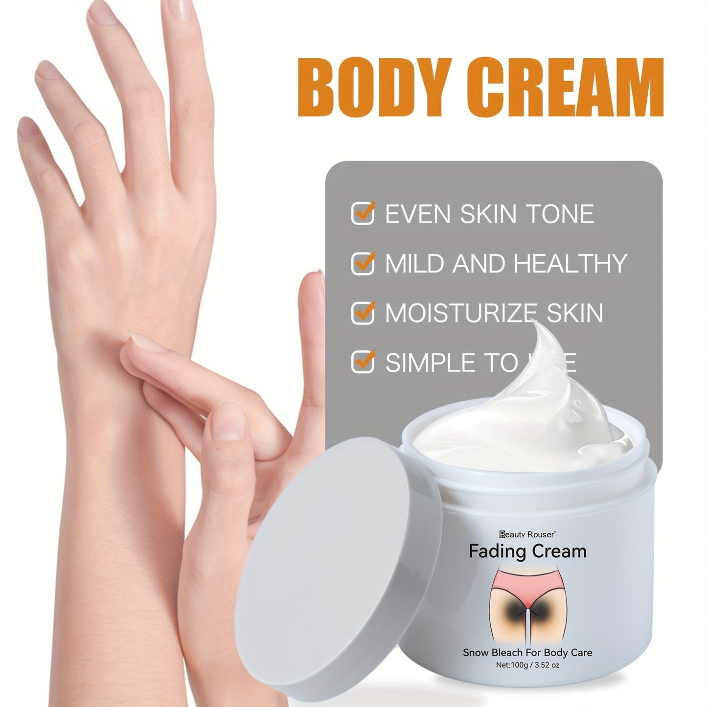 Radiant Body Cream with Vitamin C & Centella, 100g