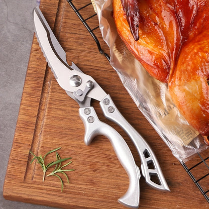 1 Pc Stainless Steel Kitchen Scissors, Multifunctional Poultry, Fish, and Chicken Bone Scissors