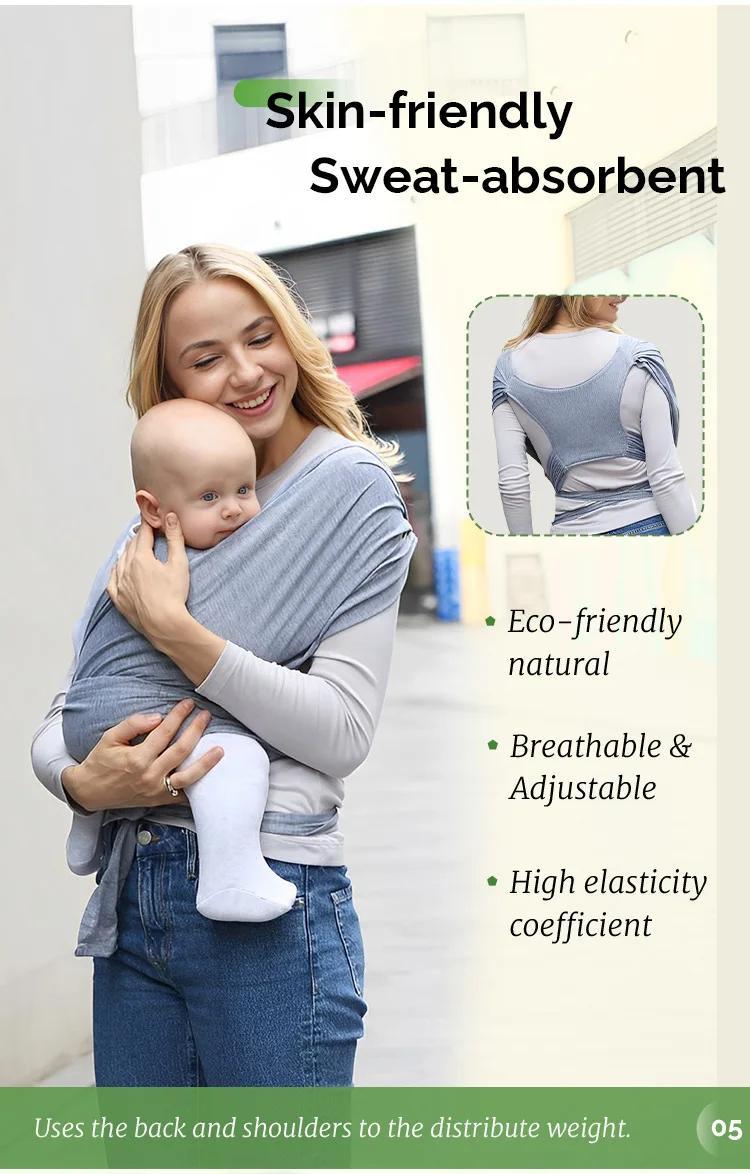 Lightweight Baby Carrier - Versatile Front & Back Carrier, Breathable Sling for Outdoor Adventures