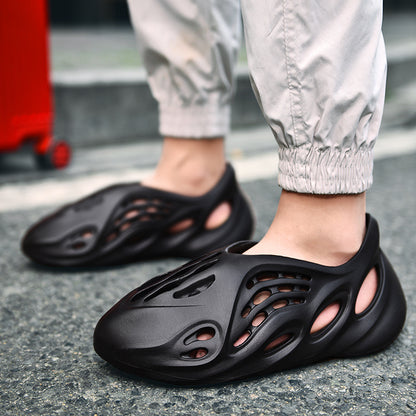 Non Slip Slides Slippers Clogs Closed-toe Garden Shoes Outdoor Sandals Beach Shoes - Hiccupzz