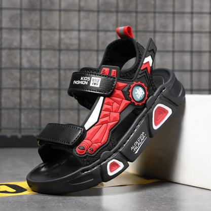 New Boys Beach Velcro Soft Sole Sandals - Hiccupzz