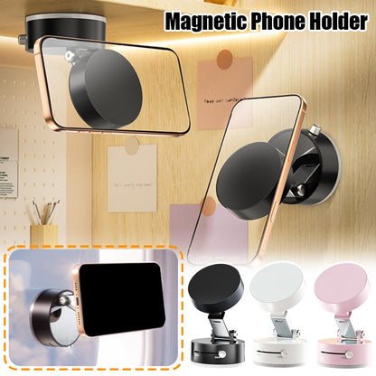 Foldable Magnetic Car Mount with Strong Suction Cup – Hands-Free Smartphone Holder