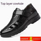 Summer Hollow Sandals Leather Shoes Old Layer Cowhide - Hiccupzz