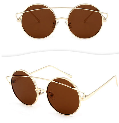 F078 impulse metal children's high quality sunglasses fashion children's sunglasses real film reflective UV400 glasses - Hiccupzz