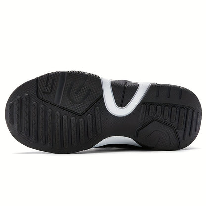 Preppy Boys' Fashion Sneakers - Casual Sports Style with Stripes, Hook & Loop Closure, All-Season Low-Top PU Upper, TPR Sole, Comfy Non-Slip Running Shoes for Toddlers & Kids 14 and Under. - Hiccupzz