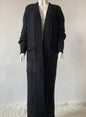 Women's Long Knit Sweater Coat - Hiccupzz