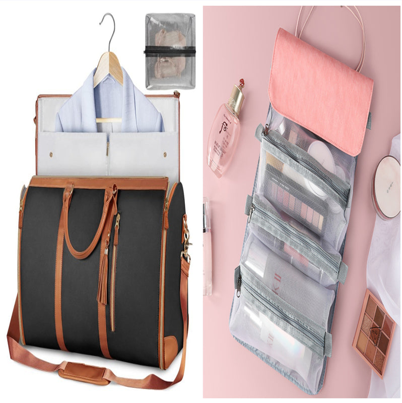 Large-Capacity Waterproof Travel Duffle Bag for Women – Foldable Clothes Tote
