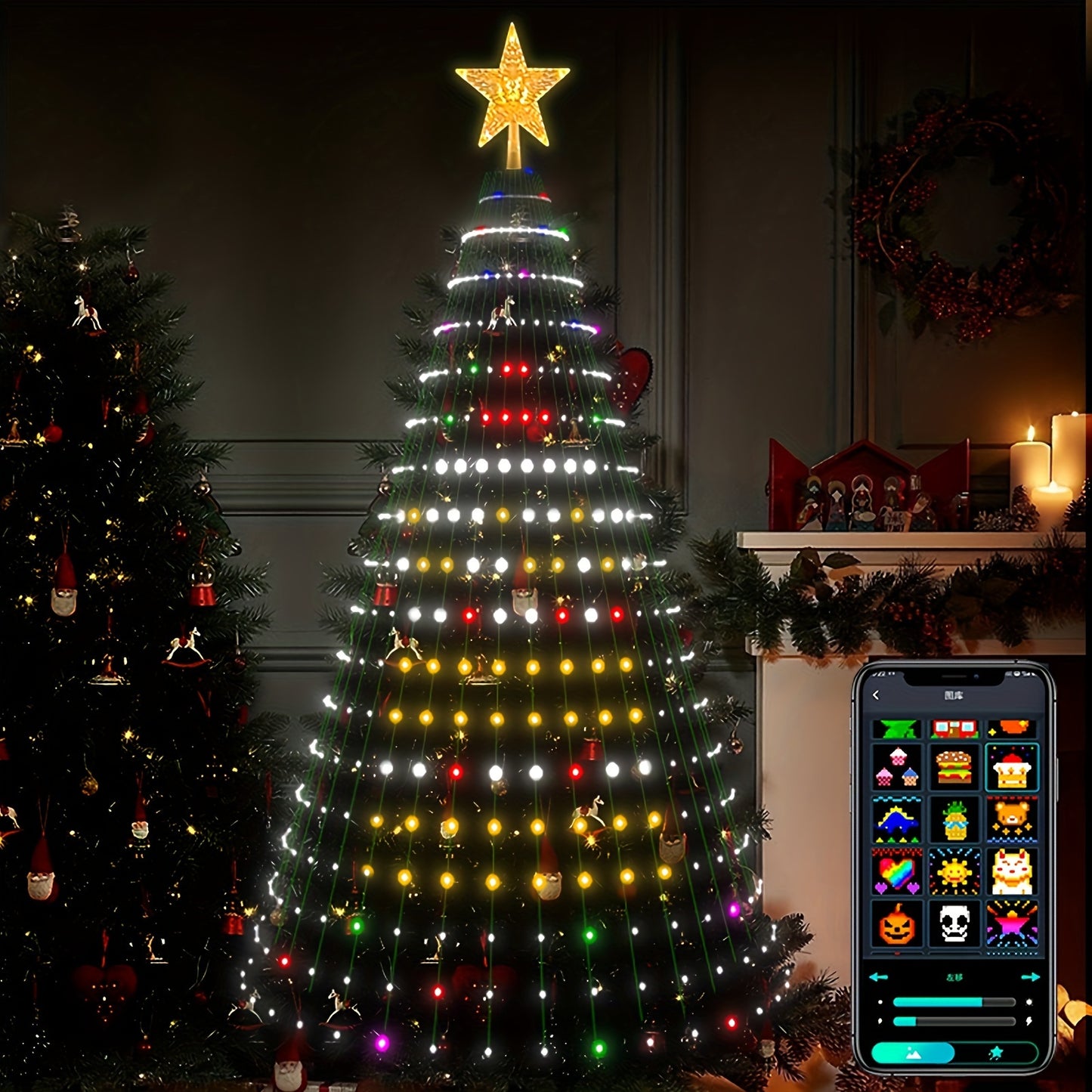 6 Ft (1.8m) Intelligent Christmas Tree Lamp