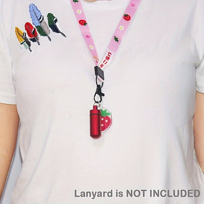 Premium Aluminum Alloy Mini Storage Canister Keychain: Portable Floating Design with Secure Clip for Outdoor Travel, Hiking, and Camping (Waterproof with Rubber Seal) - Hiccupzz