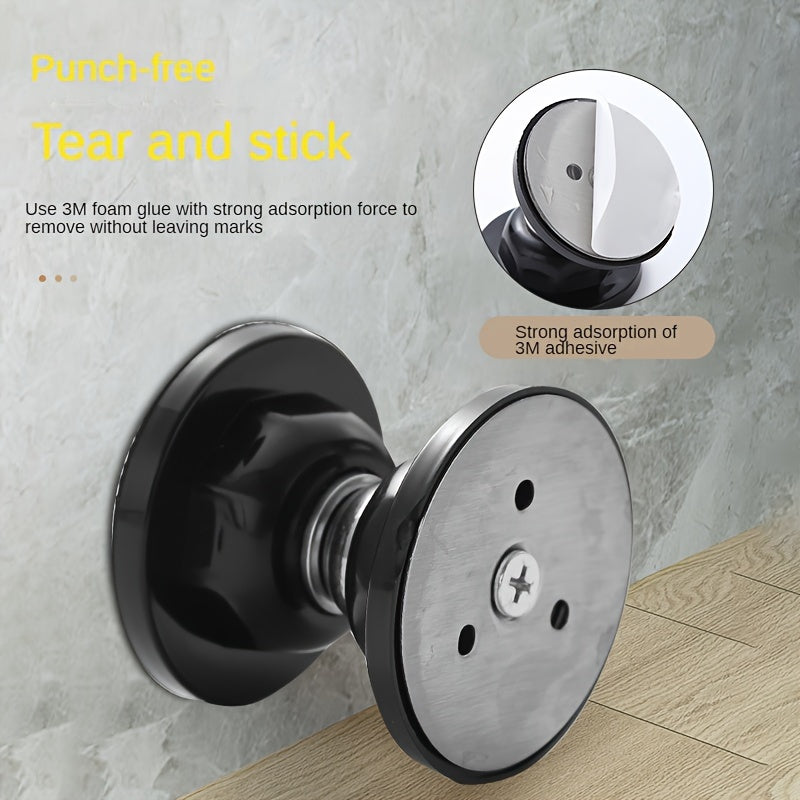 1 Pc Premium Magnetic Door Stopper - Strong Hold, No Drilling, Wall & Floor Mounting