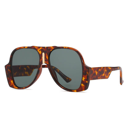 Retro Avant-garde Men And Women Fashion Big Frame Sunglasses - Hiccupzz