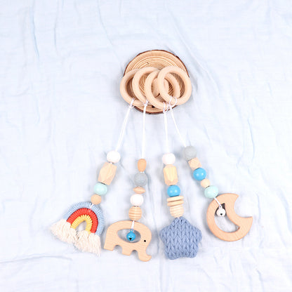 Children's Room Decoration Set - Rainbow, Stars, Moon, Elephant Hanging Pendants
