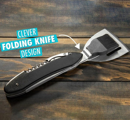 5-In-1 BBQ Grilling Multi Tool Barbecue Grill Accessories - Hiccupzz