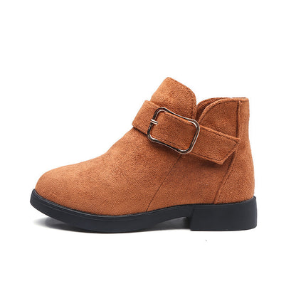 Big kids suede leather boots - Hiccupzz