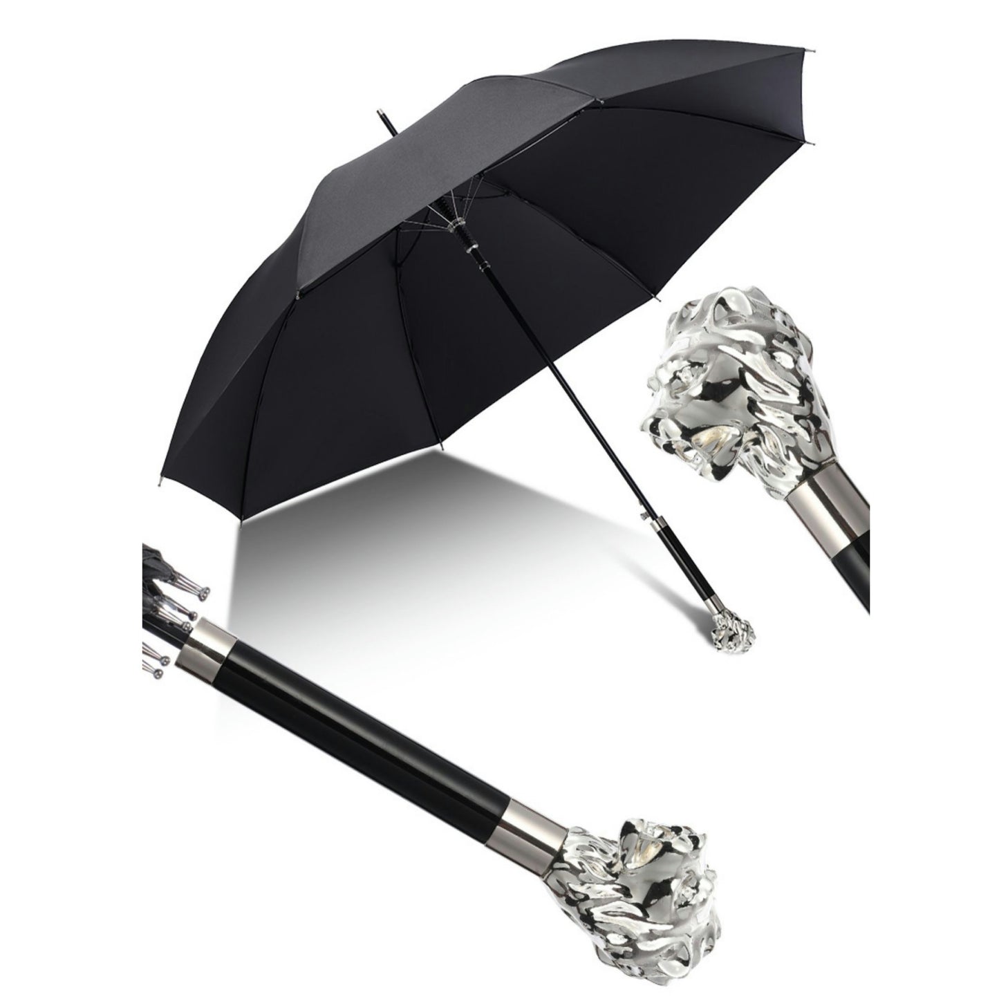 Premium British Style Long Handle Umbrella - Waterproof