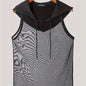 Men's Quick-Dry Hooded Gym Tank Top - Moisture-Wicking Athletic Sleeveless Shirt - Hiccupzz