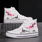 High-top Canvas Shoes Chinese Style National Fashion Ink Bamboo Leisure Couple Sneakers - Hiccupzz