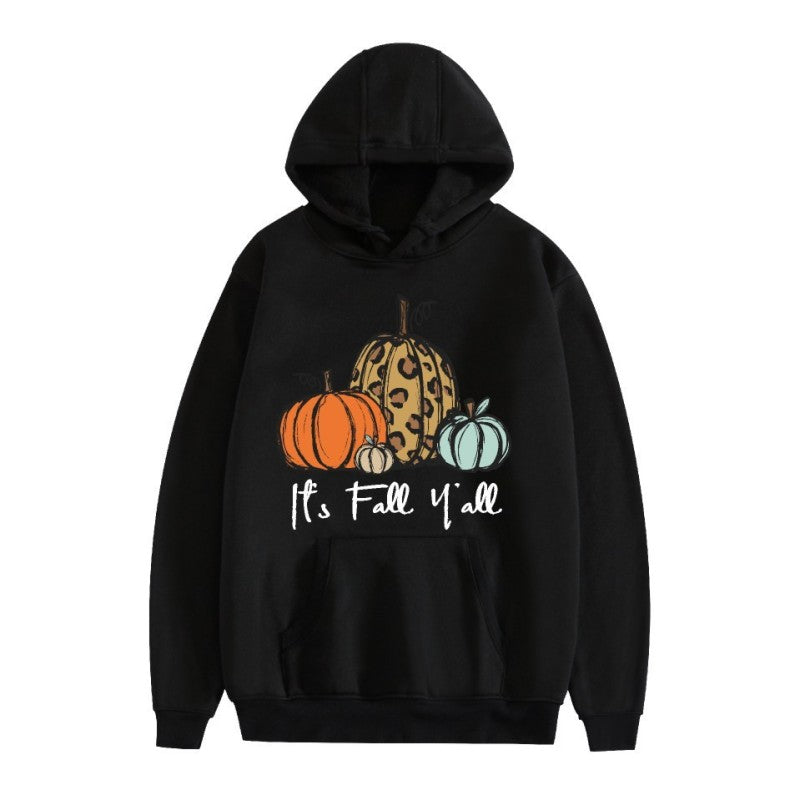 Sudadera con capucha con estampado de calabaza de Halloween para hombre 