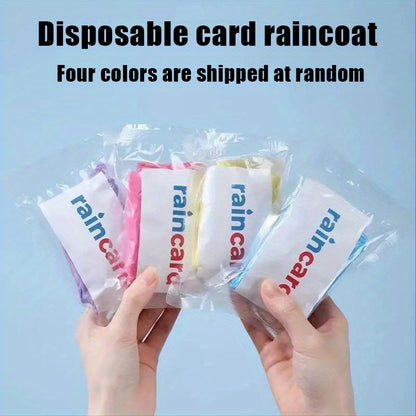 Portable Random Color Disposable Raincoat for Outdoor Travel - Hiccupzz