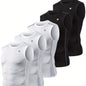 5-Pack Men's Compression Sleeveless Workout Tank Tops for Running & Training - Hiccupzz