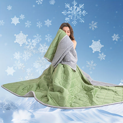 Ultra-Soft Summer Cooling Blanket - Lightweight, Breathable & Skin-Friendly For Hot Sleepers | Solid Color, Easy Care Cooling Blanket For Hot Sleepers Cooling Pillows For Sleeping - Hiccupzz