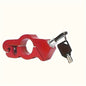 Heavy-Duty Motorcycle Handlebar Lock - Adjustable Anti-Theft Security For Atvs, Scooters & Bikes, Aluminum Alloy - Hiccupzz