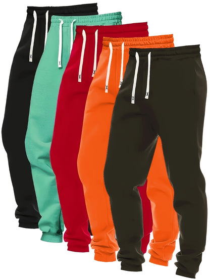 5-Pack Women's Loose Fit Drawstring Joggers for Fall/Winter Activewear - Hiccupzz