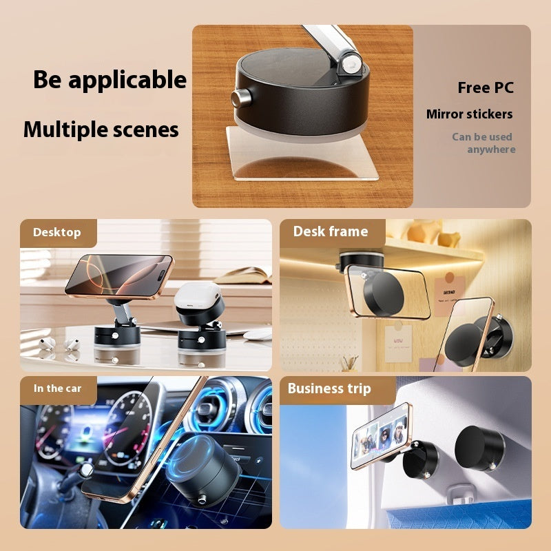 Foldable Magnetic Car Mount with Strong Suction Cup – Hands-Free Smartphone Holder