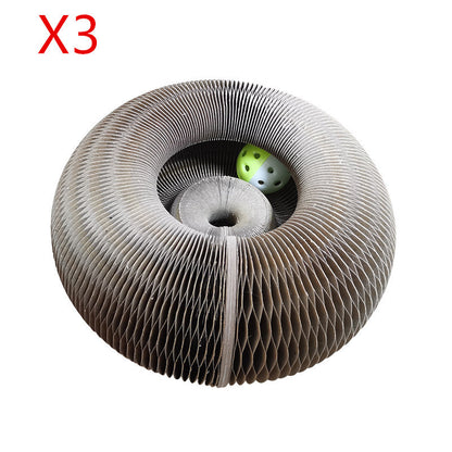 Magic Organ Cat Scratchers 2 In 1 Funny Shaped Cat Scratching Board Foldable Convenient Recyclable Durable Cat Scratcher - Hiccupzz