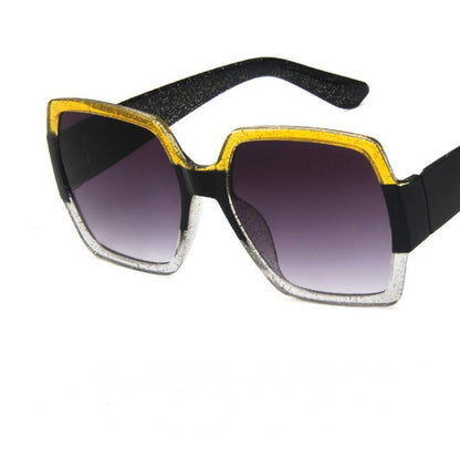 Colorful glitter sunglasses retro sunglasses - Hiccupzz