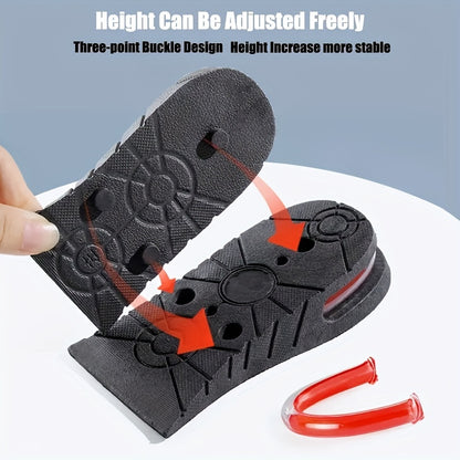 Invisible Height Increased Insole, Men Women Heel Lift Taller Shoe Inserts Pad Adjustable More Comfortable Supporting Insole For Unisex - Hiccupzz
