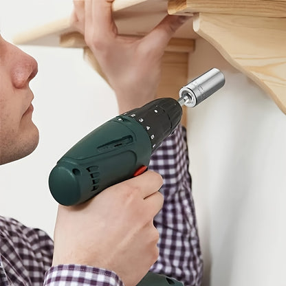 Universal Socket Wrench Set 7-19mm - Professional Multi-Function Hand Tools, Chrome Steel with Ratchet and Power Drill Adapter