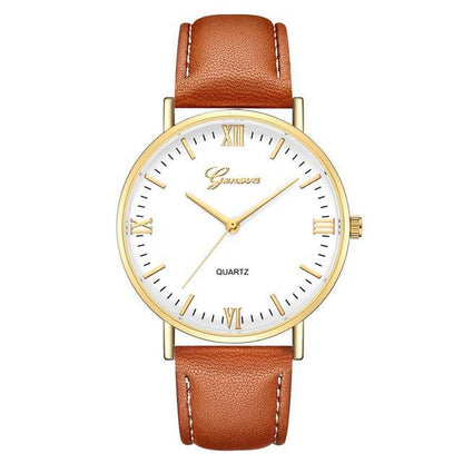 Simple Roman Literal Student Casual Quartz Watch - Hiccupzz