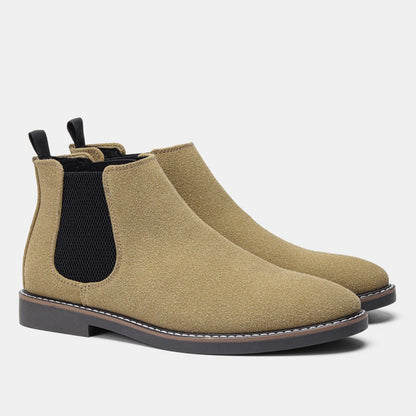 Men's Fashion Retro Cowhide Boots - Hiccupzz